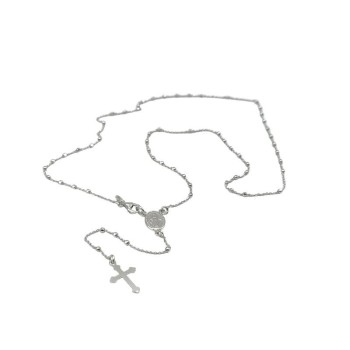 collana rosario in argento mod.ncct55 [2348a261]