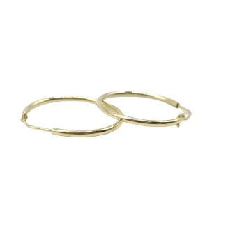 orecchini cerchio in argento mod.ncor60 [01cde309]