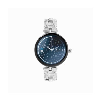 NIAH LYRA SMARTWATCH CON MAGLIA METALLICA GRANDE SILVER MOD. NH-LYRA-M3SIL [b2f25844]