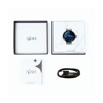 NIAH LYRA SMARTWATCH CON MAGLIA METALLICA GRANDE SILVER MOD. NH-LYRA-M3SIL [b852d678]