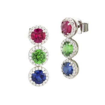 Orecchini argento cristalli e zirconi mod. OR827M [ef9ea39c]