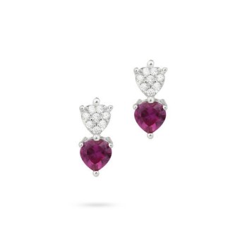 Orecchini argento e zirconi mod. OR848R [4a85422d]