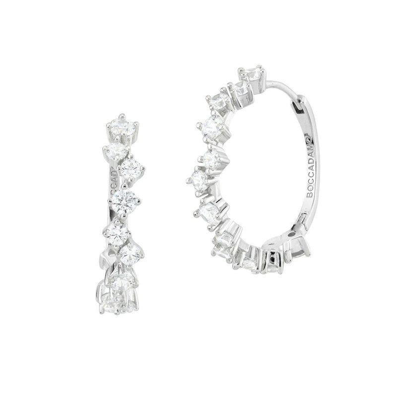 ORECCHINI IN ARGENTO E ZIRC. MOD. OR897 [eacd0e67]