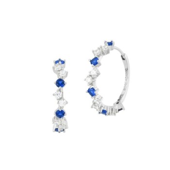 ORECCHINI IN ARGENTO E ZIRC. MOD. OR897B [53c8b0fd]