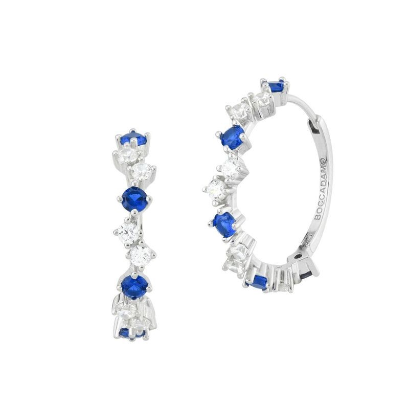 ORECCHINI IN ARGENTO E ZIRC. MOD. OR897B [53c8b0fd]