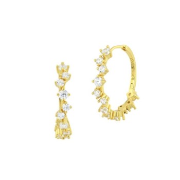 ORECCHINI IN ARGENTO E ZIRC. MOD. OR897D [412363f9]