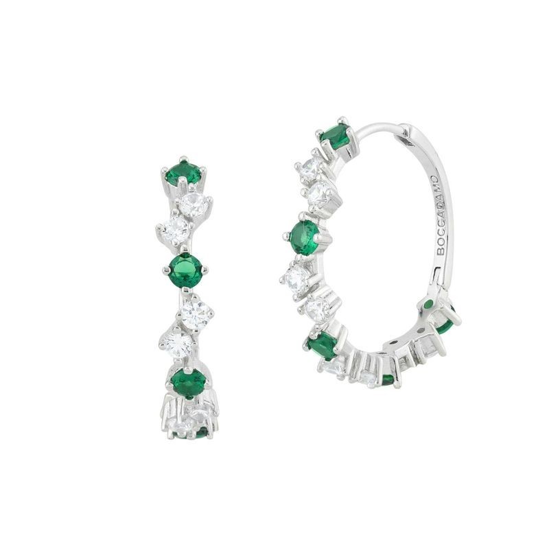 ORECCHINI IN ARGENTO E ZIRC. MOD. OR897V [3fb258e7]