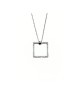 PENDENTE ACCIAIO QUADRATO E ZIRC. MOD.PDD00264A [dcf0313d]