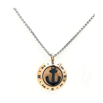 pendente con tondo acciaio 316l mod.pdu00331 [8f803187]