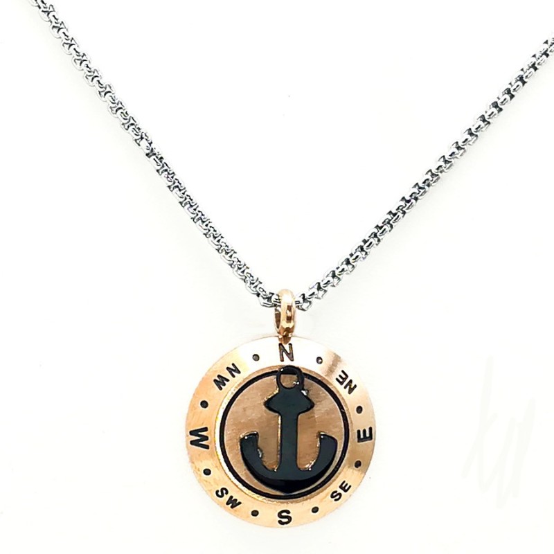 pendente con tondo acciaio 316l mod.pdu00331 [8f803187]