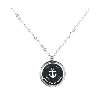 pendente con tondo acciaio mod.pdu00347 [f695609f]