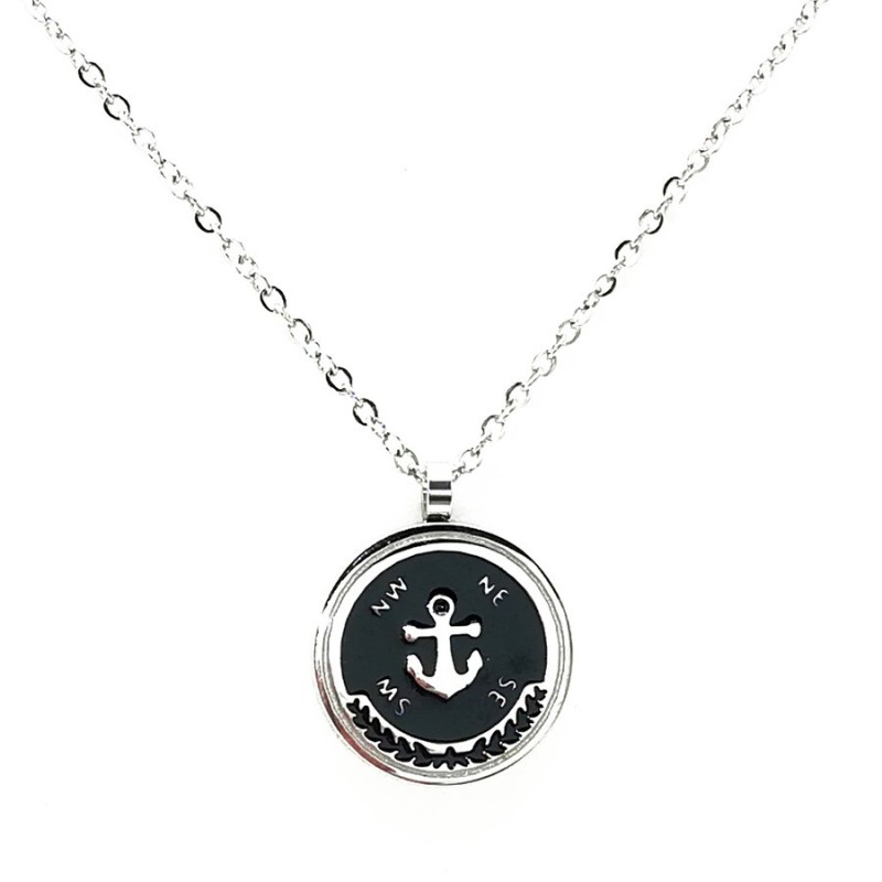 pendente con tondo acciaio mod.pdu00347 [f695609f]