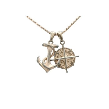 Pendente Ancora in acciaio Mod. PDU00383 [e5f31d1d]