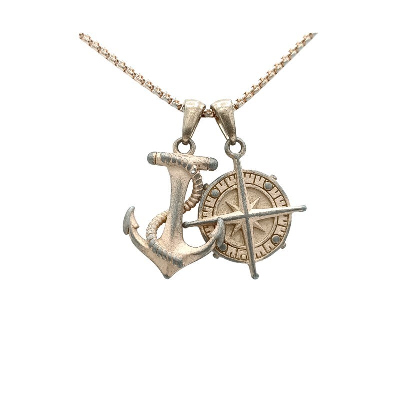 Pendente Ancora in acciaio Mod. PDU00383 [e5f31d1d]