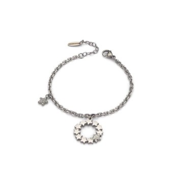 BRACCIALE IN ACCIAIO CON STELLE MOD. PF/BR77 [1bdfe009]