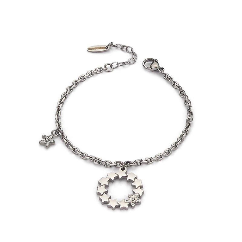 BRACCIALE IN ACCIAIO CON STELLE MOD. PF/BR77 [1bdfe009]