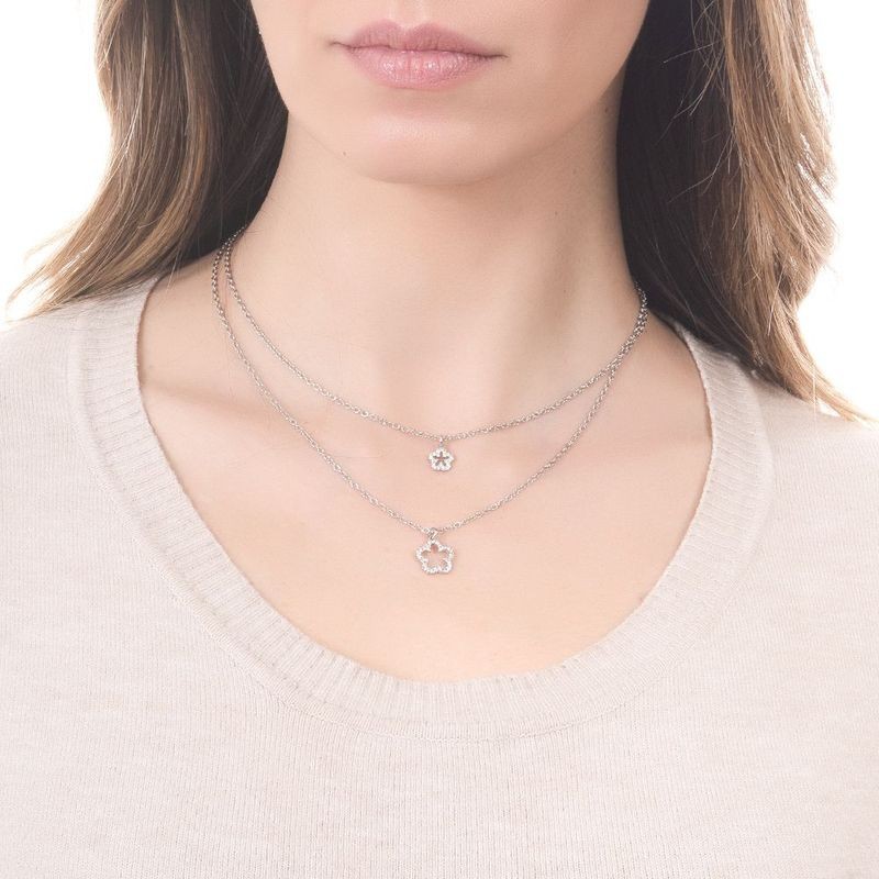 COLLANA IN ACCIAIO COLL.PORTAMI MOD. PF/GR65 [2caf35b1]