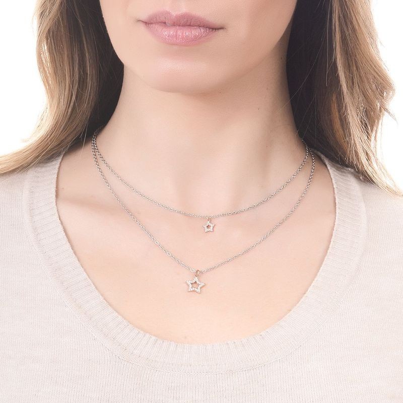 COLLANA IN ACCIAIO COLL.PORTAMI MOD. PF/GR67 [36602f23]