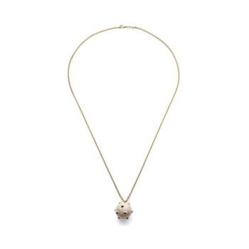 COLLANA CON MINA BIANCA IN BRONZO MOD. 2697 [13950238]