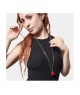COLLANA CON MINA BORDEAUX IN BRONZO MOD. 2698 [67908f3e]