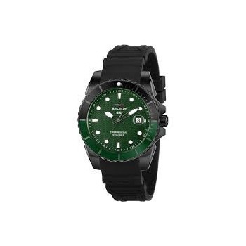 OROLOGIO UOMO SECTOR CINT. GOMMA NERO MOD.R3251276001 [b6f53b9b]