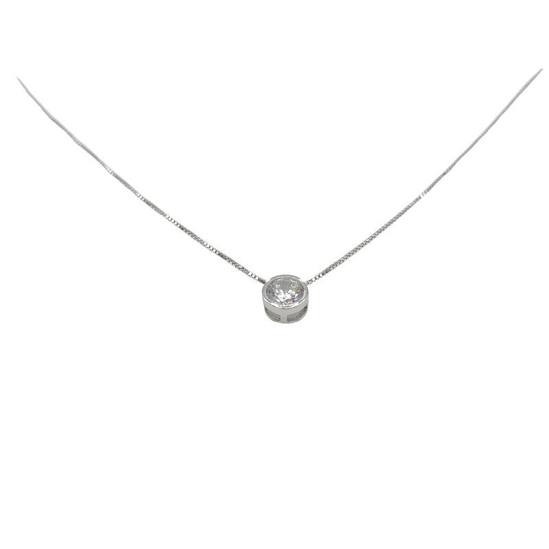 collana punto luce in argento mod.28913 [8bd09913]