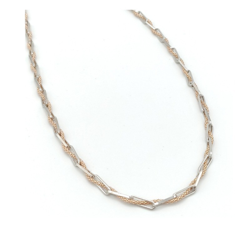Collana intrecciata in Argento Mod.SSCL16 [c9c7c473]