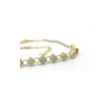 Bracciale con quadri in argento Mod. TGHBR1505B [e6514aca]