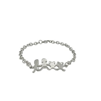 Bracciale Family in acciaio Mod. 40915A [5f8d7238]
