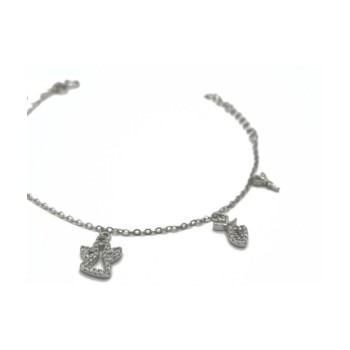 bracciale argento con pendenti mod.42554 [26d1d7c8]