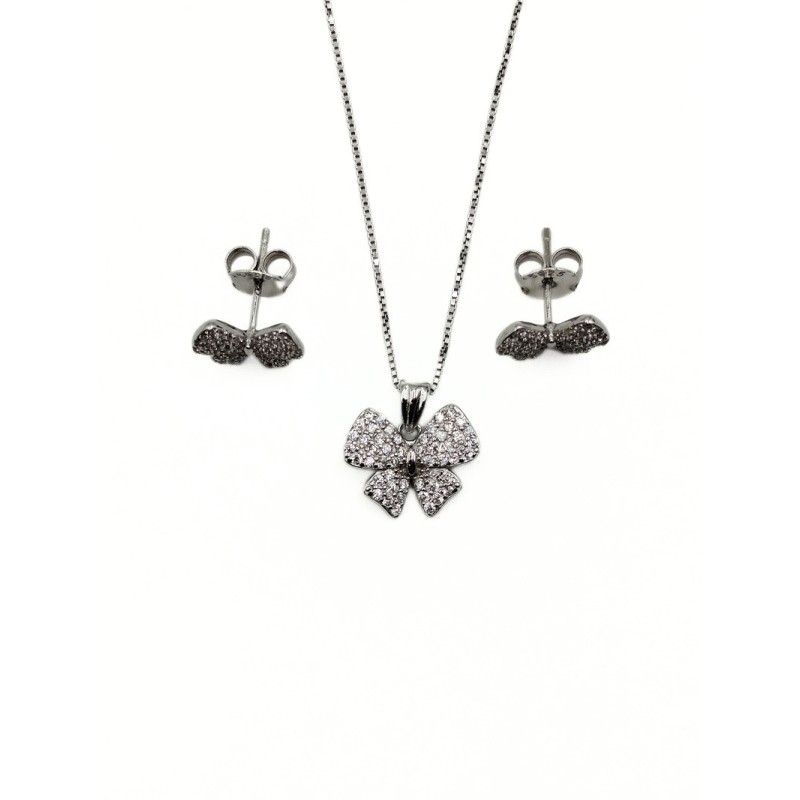 PARURE FIOCCO IN ARGENTO C/ZQ MOD. TGHSET7512 [37c20ce5]