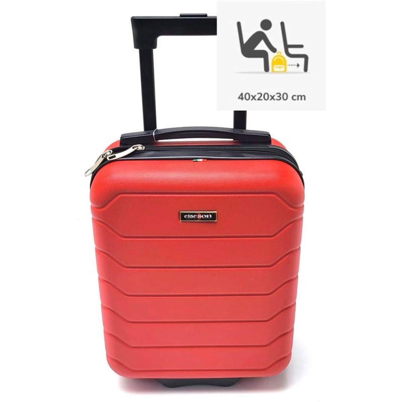 .TROLLEY ABS MIS-40X30X18 COLORE ROSSO MOD. 037/16R [14410c00]