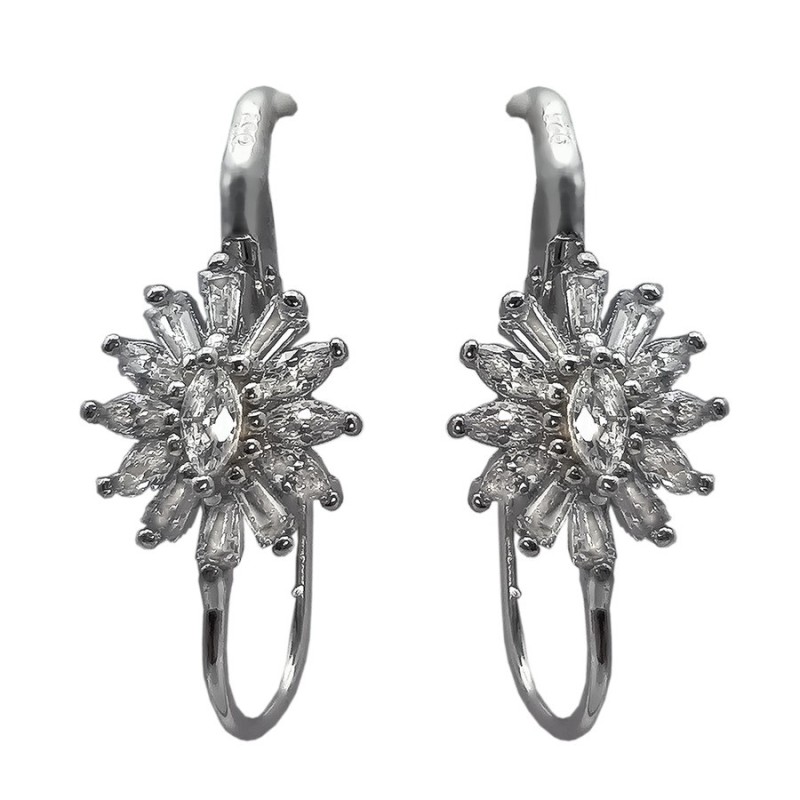 orecchini fiore argento mod.ts41912 [46bb77db]