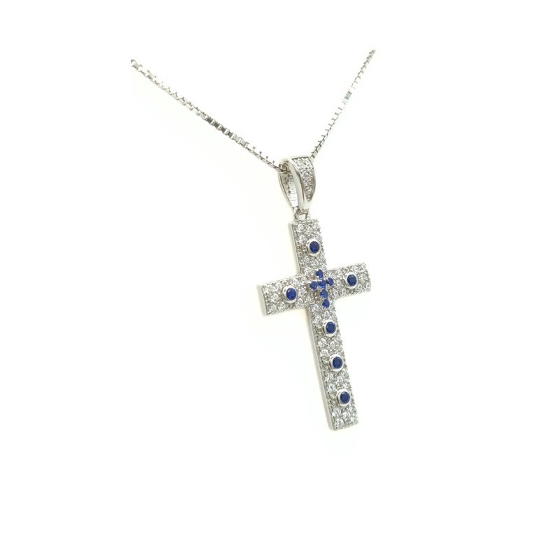 Pendente Croce in Argento Mod.TS43376 [13ae9a74]