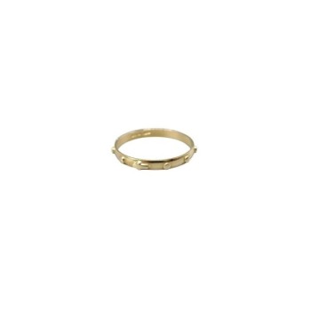 anello rosario in oro mod. uam23-58 [f9804059]