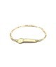 Bracciale con targhetta in oro mod.ubrm2-62 [73ee2f46]