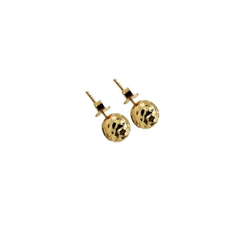 OR. PALLINA SFACCETTATA ORO GIALLO 18KT MOD. UORM35-104A [2912e2ad]