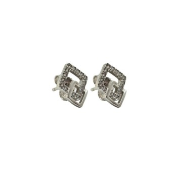 OR.BOTT.QUADRATI IN ORO 18 KT MOD. UORM75-100 [1b83e166]