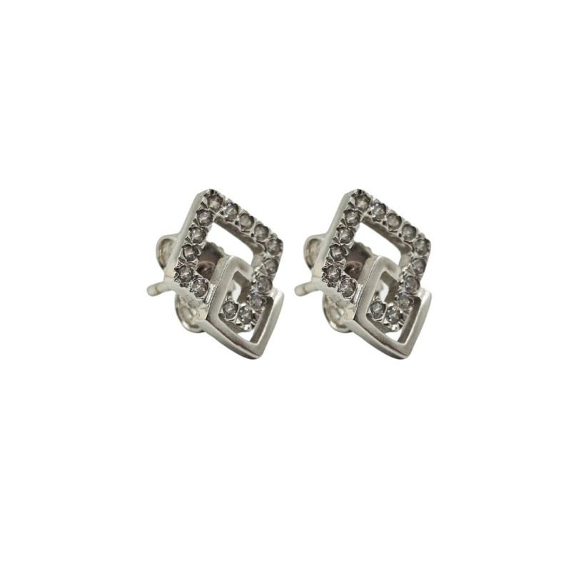 OR.BOTT.QUADRATI IN ORO 18 KT MOD. UORM75-100 [1b83e166]