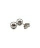 orecchini sfera oro bianco mod. uorm8-58 [8c68aa0e]