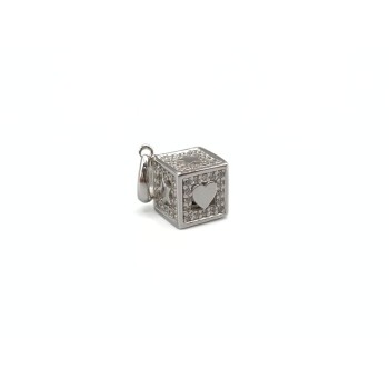 Pendente cubo in oro mod.updm7-138 [49a6ce25]