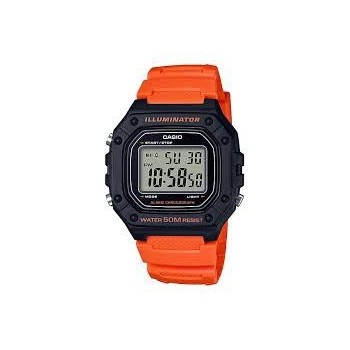 OROLOGIO CASIO GOMMA ARANCIONE MOD. W-218H-4B2VDF [f7757018]