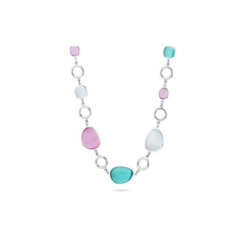 Collana metallo e cristallo mod. XGR718A [c4f91a1b]