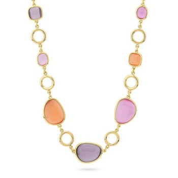 Collana metallo e cristallo mod. XGR718DP [71b67e03]