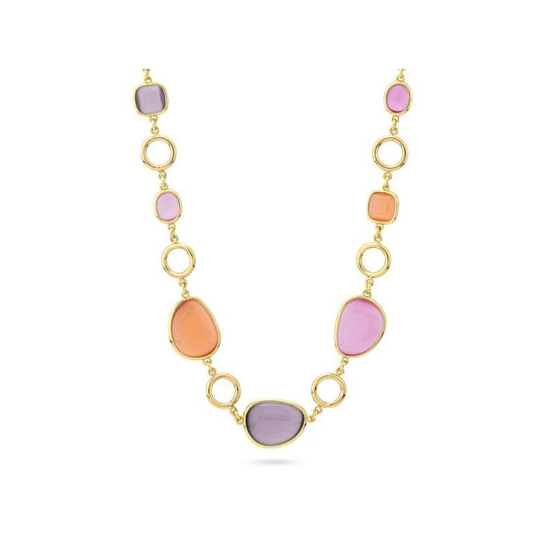 Collana metallo e cristallo mod. XGR718DP [71b67e03]