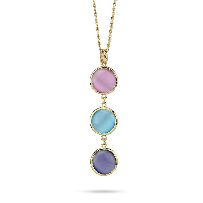 COLLANA CON CRISTALLI COLORATI MOD. XGR741DV [45c7ae5b]