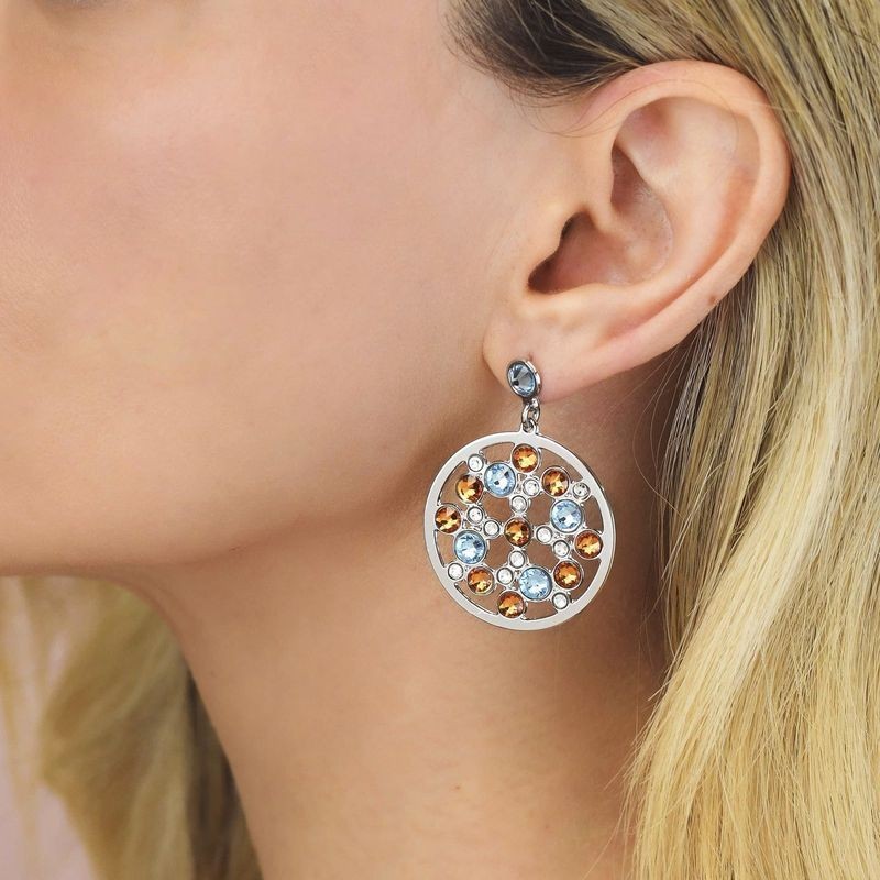 ORECCHINI BRONZO CON CRISTALLI SWAROVSKI MOD. XOR735 [ba25e29f]