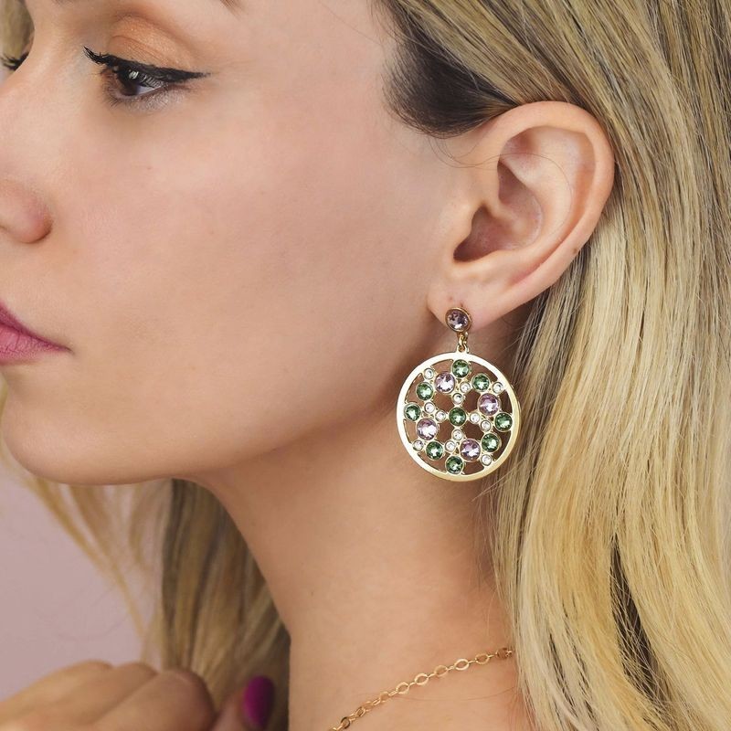 ORECCHINI  CON CRISTALLI SWAROVSKY MOD. XOR735D [54eb0455]