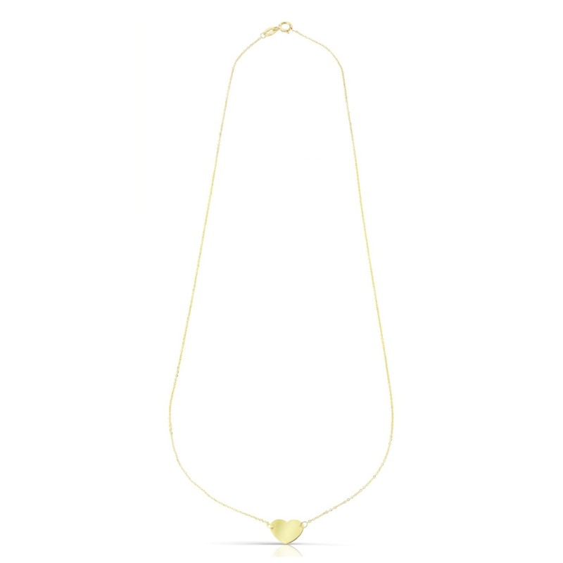 COLLANA IN ORO 9KT CON CUORE MOD. 11655 [5c17ab49]