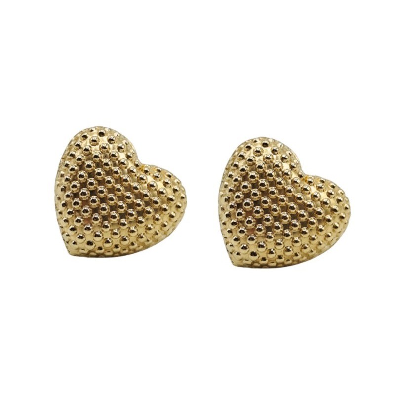 orecchini in argento cuore puntellato mod. NCOR723 [105e55df]